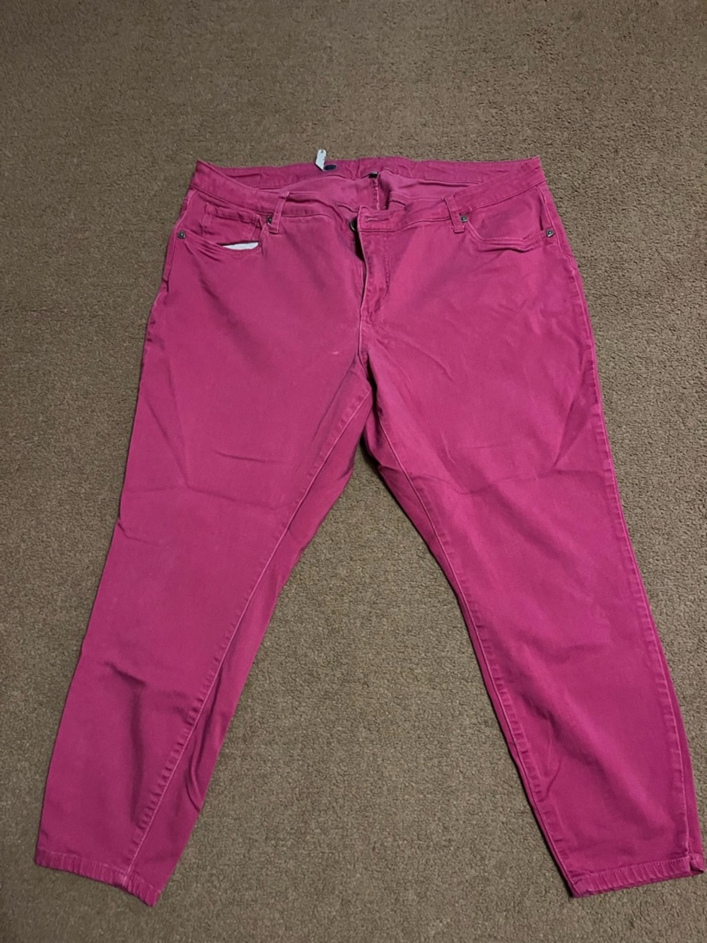 Kut from the Kloth Hot Pink Skinny Pants